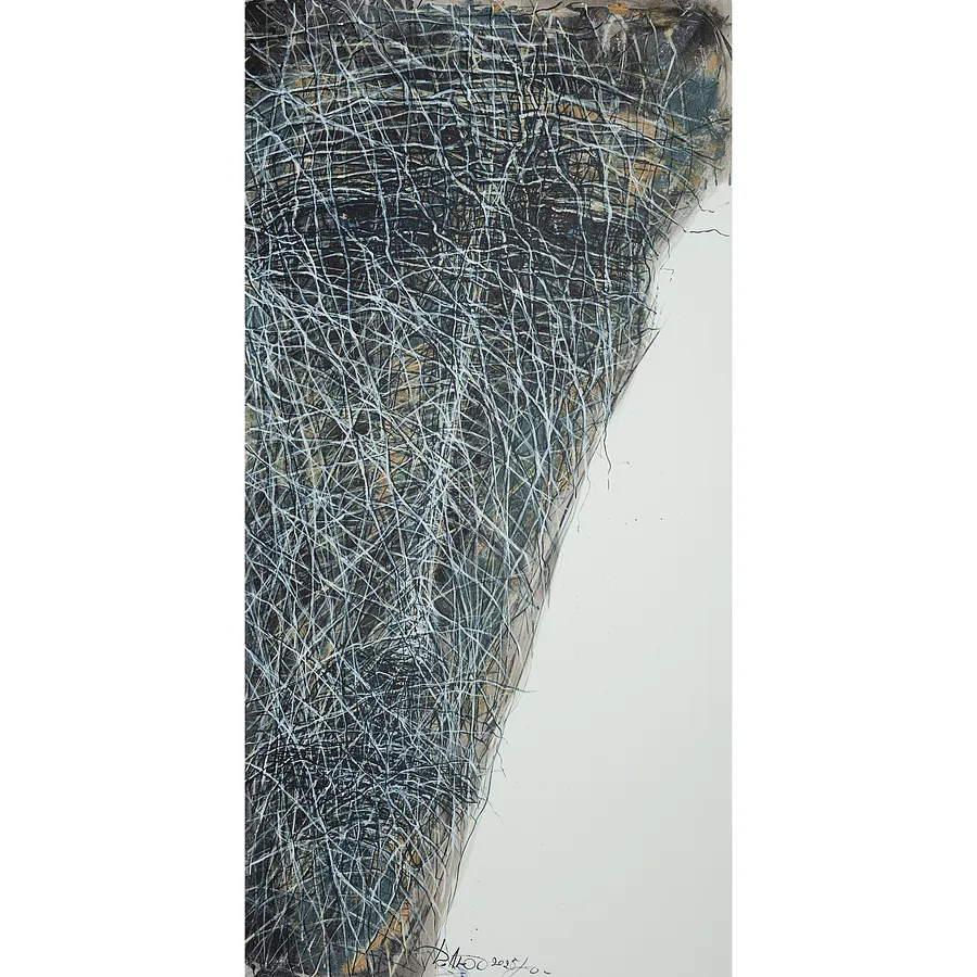 Зображення "Beside 1" від Людмила Давиденко, розмір: 100х200, матеріали: oil/canvas, медіум: Живопис, місто: Lviv, серія: Ризома, ціна: €4000