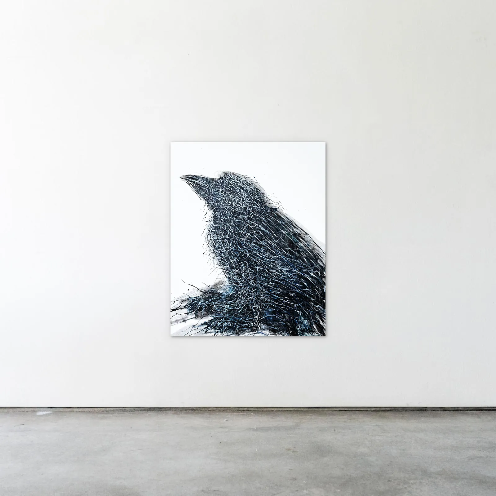 Зображення "Bird 2" від Людмила Давиденко, розмір: 100x80, матеріали: oil/canvas, медіум: Живопис, місто: Lviv, серія: Ризома, ціна: €1200 Фото 2 з 2.
