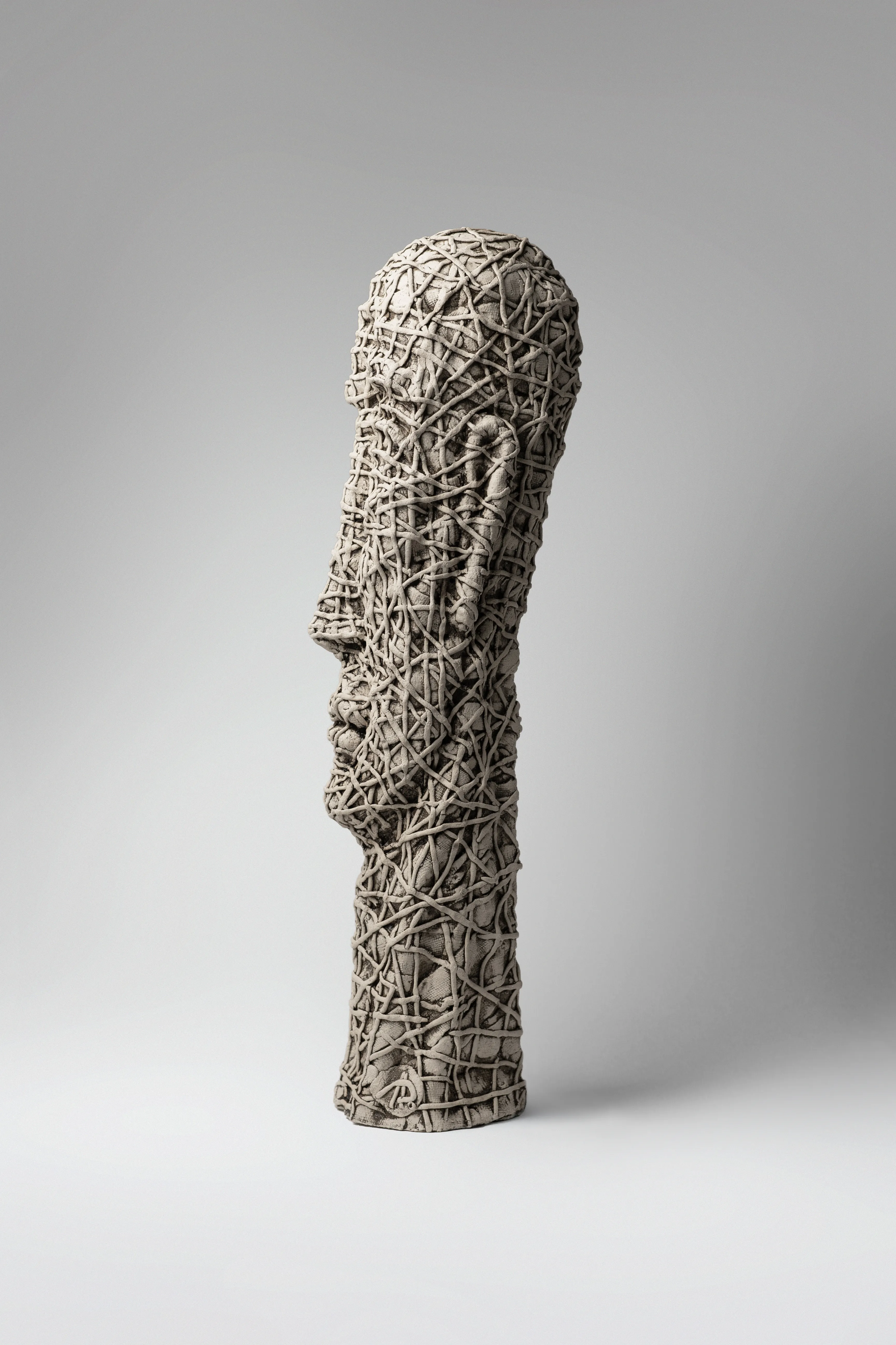 Image of Concentrated by Liudmyla Davydenko, size: 52х13х15, made of oil/canvas, Sculpture medium, from Lviv, part of the Holova/Head series, priced at €999 Photo 3 of 3.