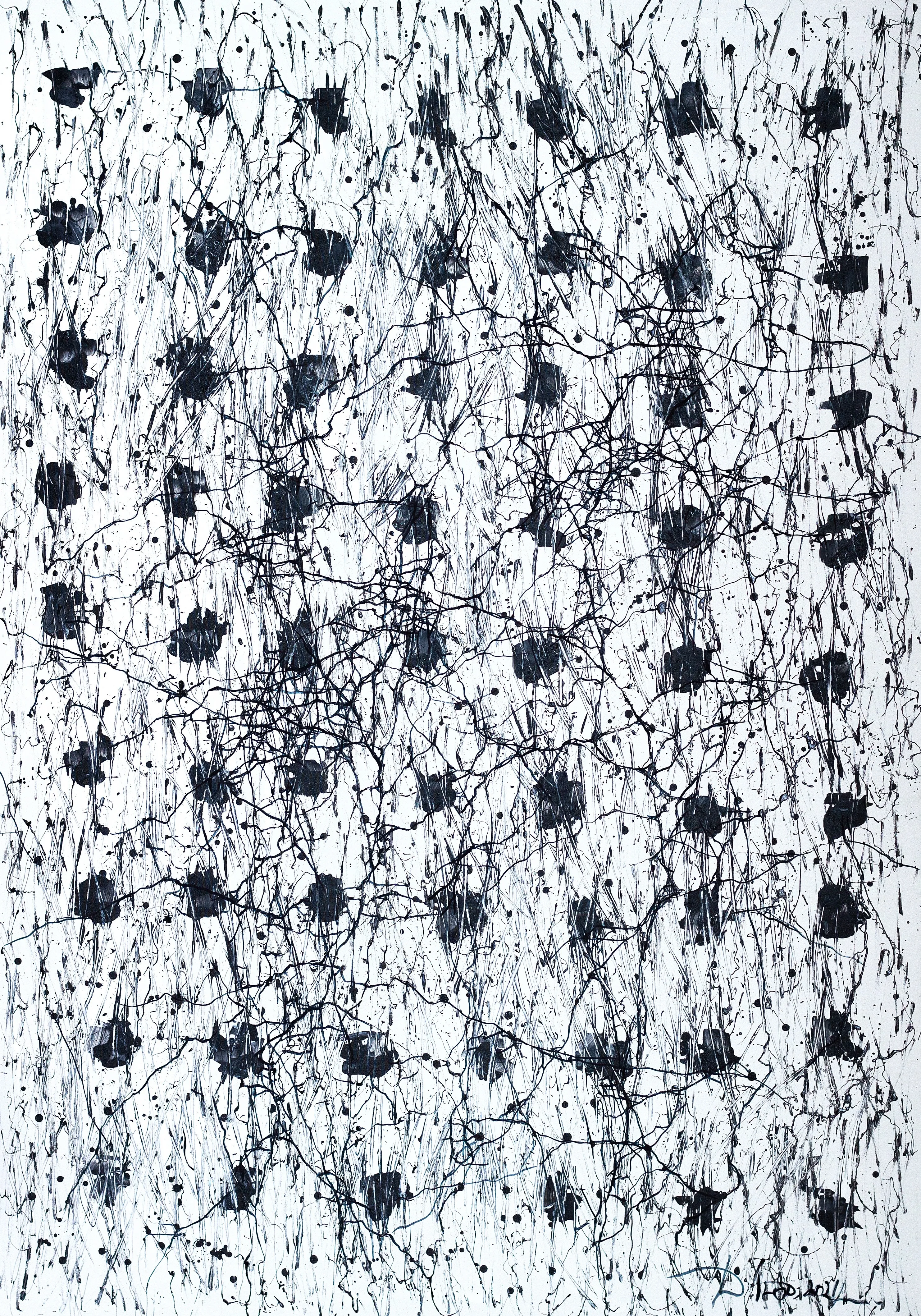 Image of Opposite 1 by Liudmyla Davydenko, size: 140х200, made of oil / canvas, Painting medium, part of the Synergetics series, priced at €4500 Photo 1 of 3.