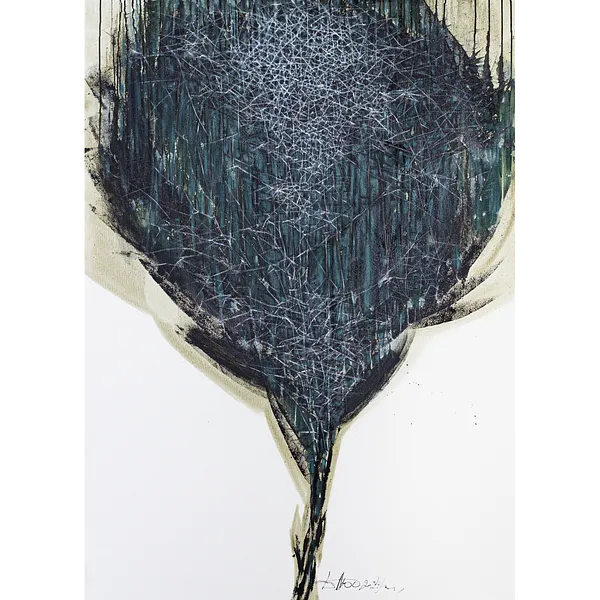 Image of Awakening 1 by Liudmyla Davydenko, size: 100х140, made of Oil/canvas, Painting medium, part of the Rhizome series, priced at €2500