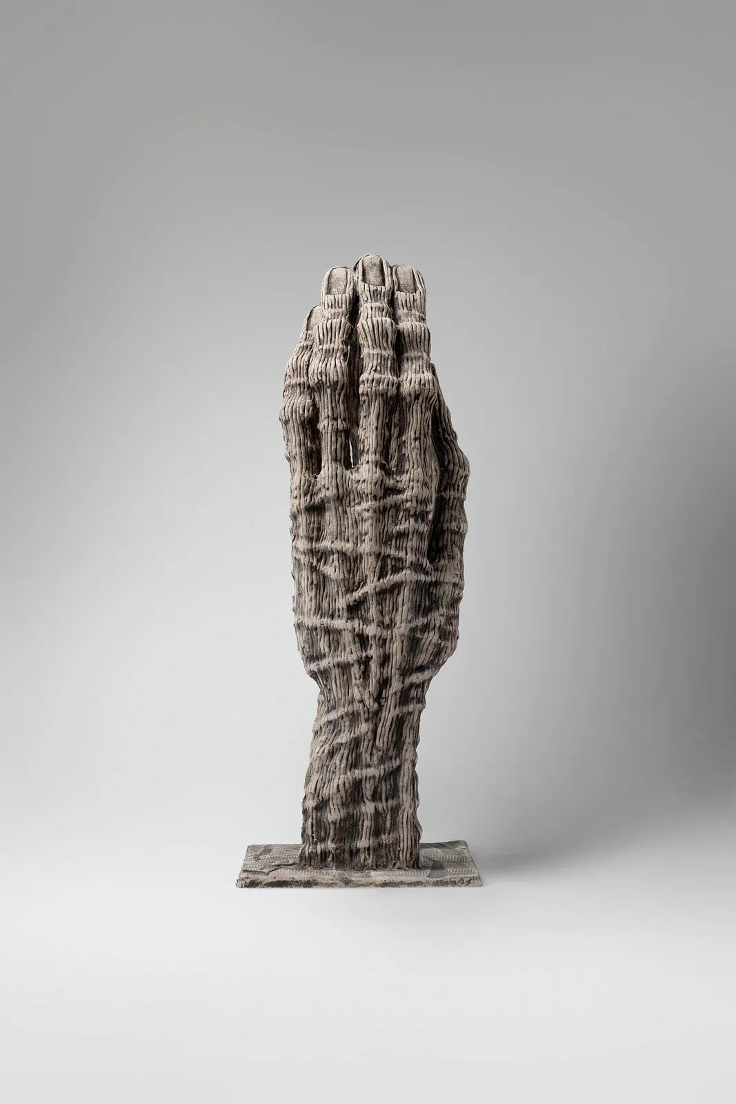 Image of Shelter 3 by Liudmyla Davydenko, size: 38х21,5х14, made of Chamotte, glazes, Sculpture medium, from Lviv, part of the Holova/Head series, priced at $600 Photo 3 of 3.