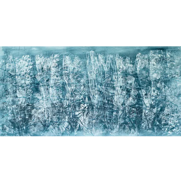 Image of Deep water by Liudmyla Davydenko, size: 200х100, made of oil/canvas, Painting medium, part of the Rhizome series, priced at €4000