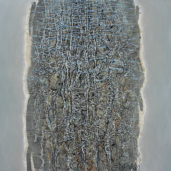 Image of Morning 2 by Liudmyla Davydenko, size: 100x100, made of oil/canvas, Painting medium, part of the Rhizome series, priced at $1500