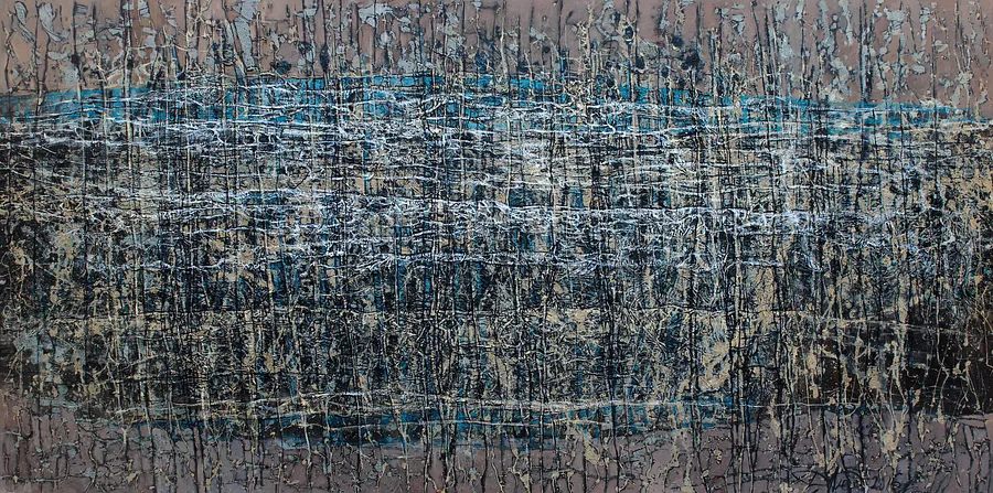 Image of Буз назви by Liudmyla Davydenko, size: 200х100, made of oil/canvas, Painting medium, part of the Rhizome series, priced at $3500 Photo 1 of 2.