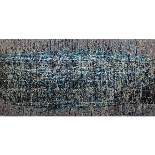 Image of Буз назви by Liudmyla Davydenko, size: 200х100, made of oil/canvas, Painting medium, part of the Rhizome series, priced at €3500