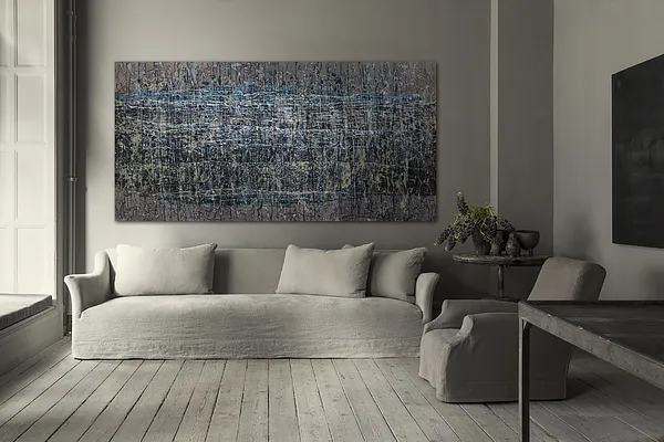Image of Буз назви by Liudmyla Davydenko, size: 200х100, made of oil/canvas, Painting medium, part of the Rhizome series, priced at $3500 Photo 2 of 2.