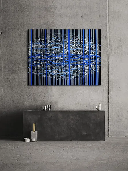 Image of Stigmata cold by Liudmyla Davydenko, size: 100х130, made of oil/canvas, Painting medium, part of the Rhizome series, priced at $2000 Photo 2 of 2.