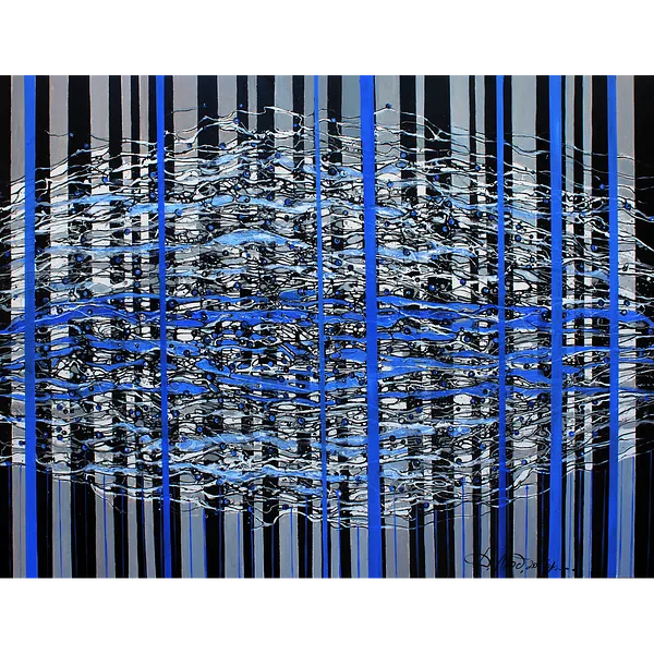 Image of Stigmata cold by Liudmyla Davydenko, size: 100х130, made of oil/canvas, Painting medium, part of the Rhizome series, priced at €2000