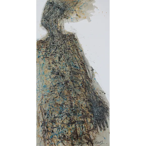 Image of Rise over by Liudmyla Davydenko, size: 100х200, made of oil/canvas, Painting medium, part of the Holova/Head series, priced at $3500