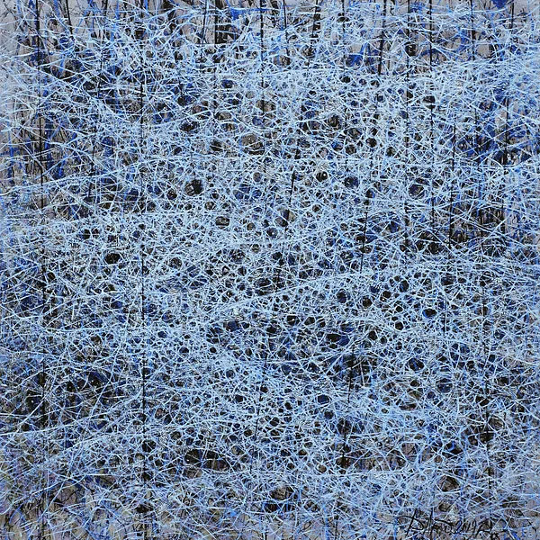 Image of Waves 1 by Liudmyla Davydenko, size: 140х140, made of oil/canvas, Painting medium, part of the Rhizome series, priced at $2500