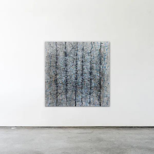 Image of Ізоплети 2 by Liudmyla Davydenko, size: 140х140, made of oil/canvas, Painting medium, part of the Isolines series, priced at $2500 Photo 2 of 2.
