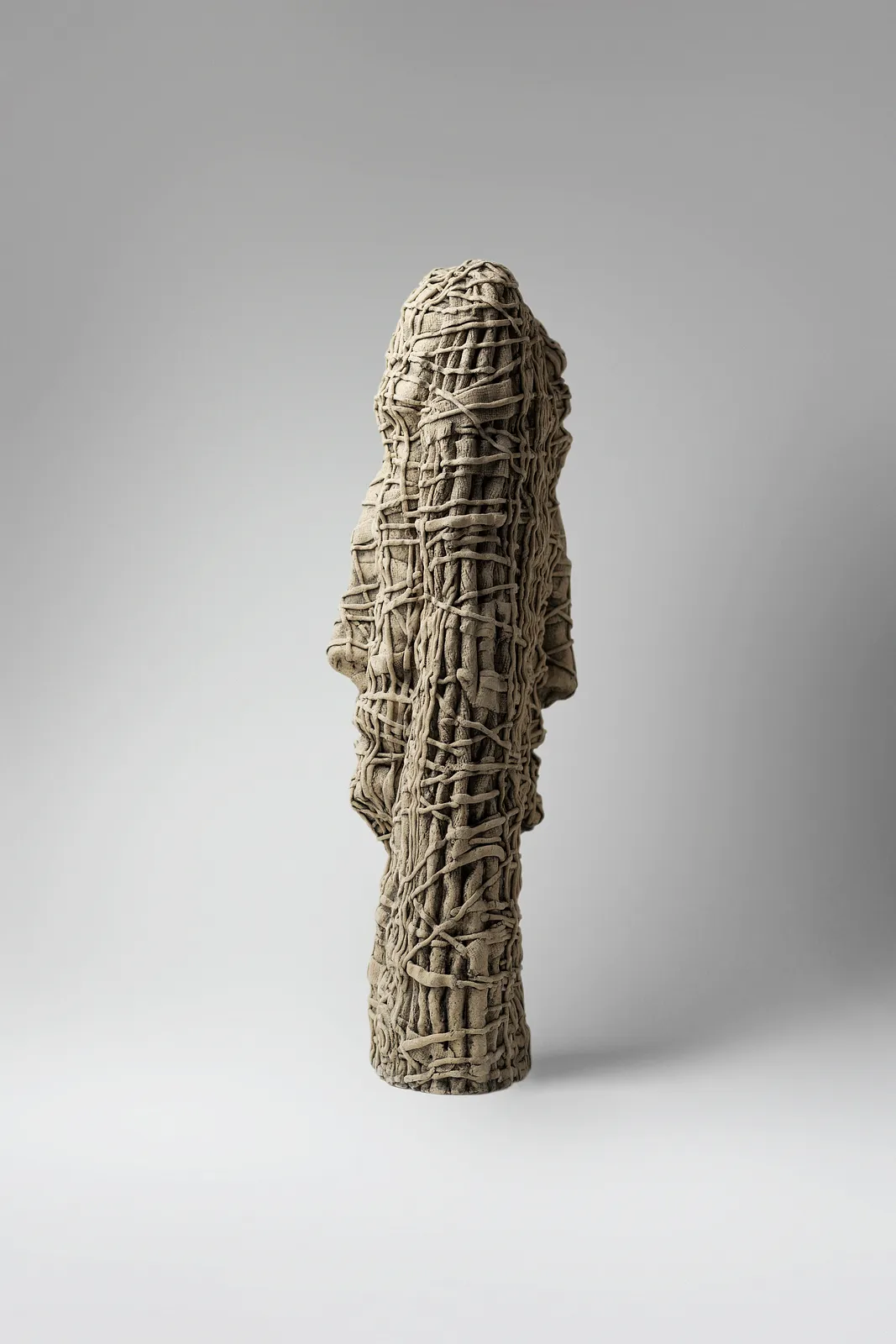 Image of Redoubling by Liudmyla Davydenko, size: 48х27х14, made of chamotte, glaze, Sculpture medium, part of the Holova/Head series, priced at €1200 Photo 3 of 3.