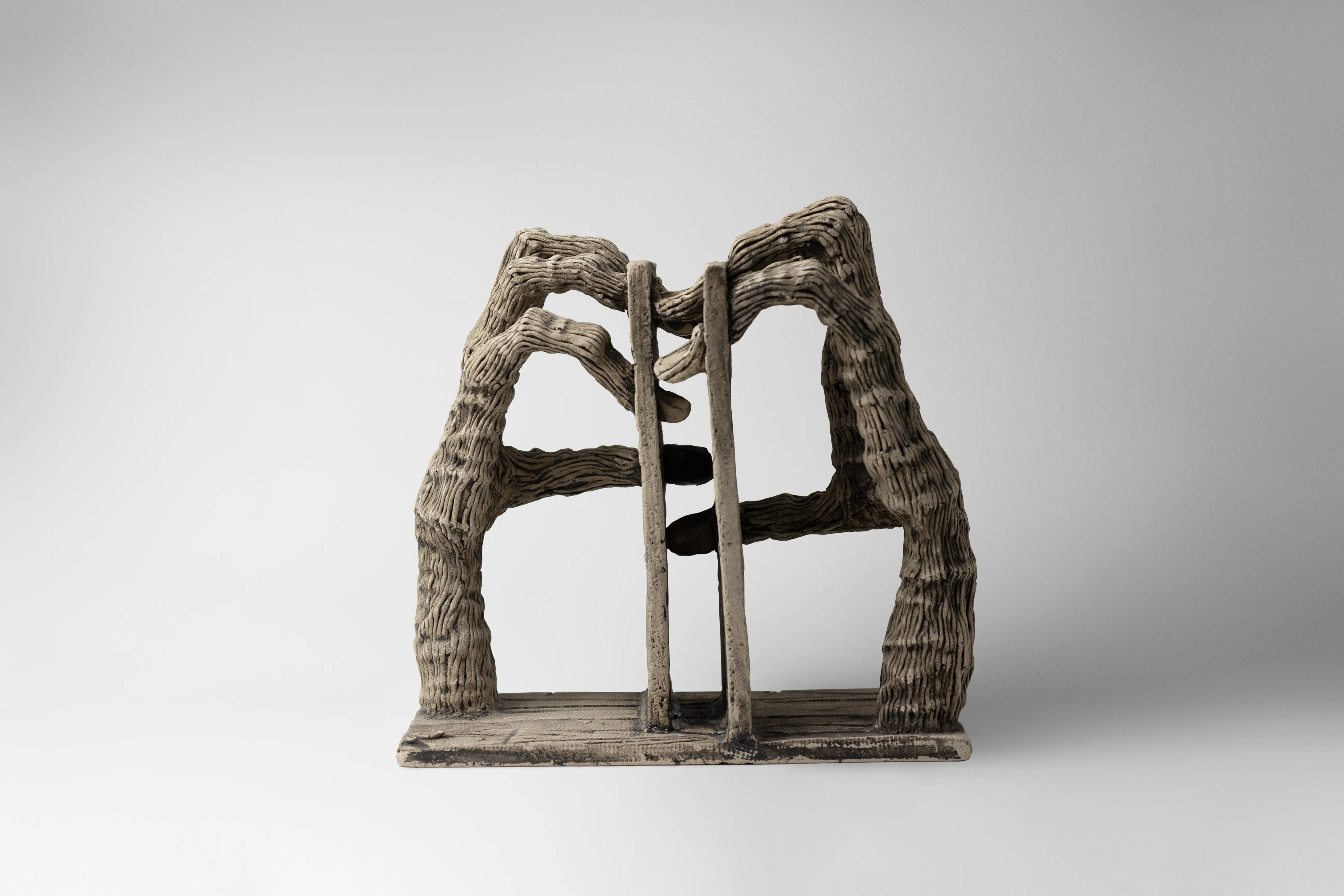 Image of Penetrate by Liudmyla Davydenko, size: 25х24х15, made of chamotte, glaze, Sculpture medium, part of the Holova/Head series, priced at $700 Photo 2 of 3.