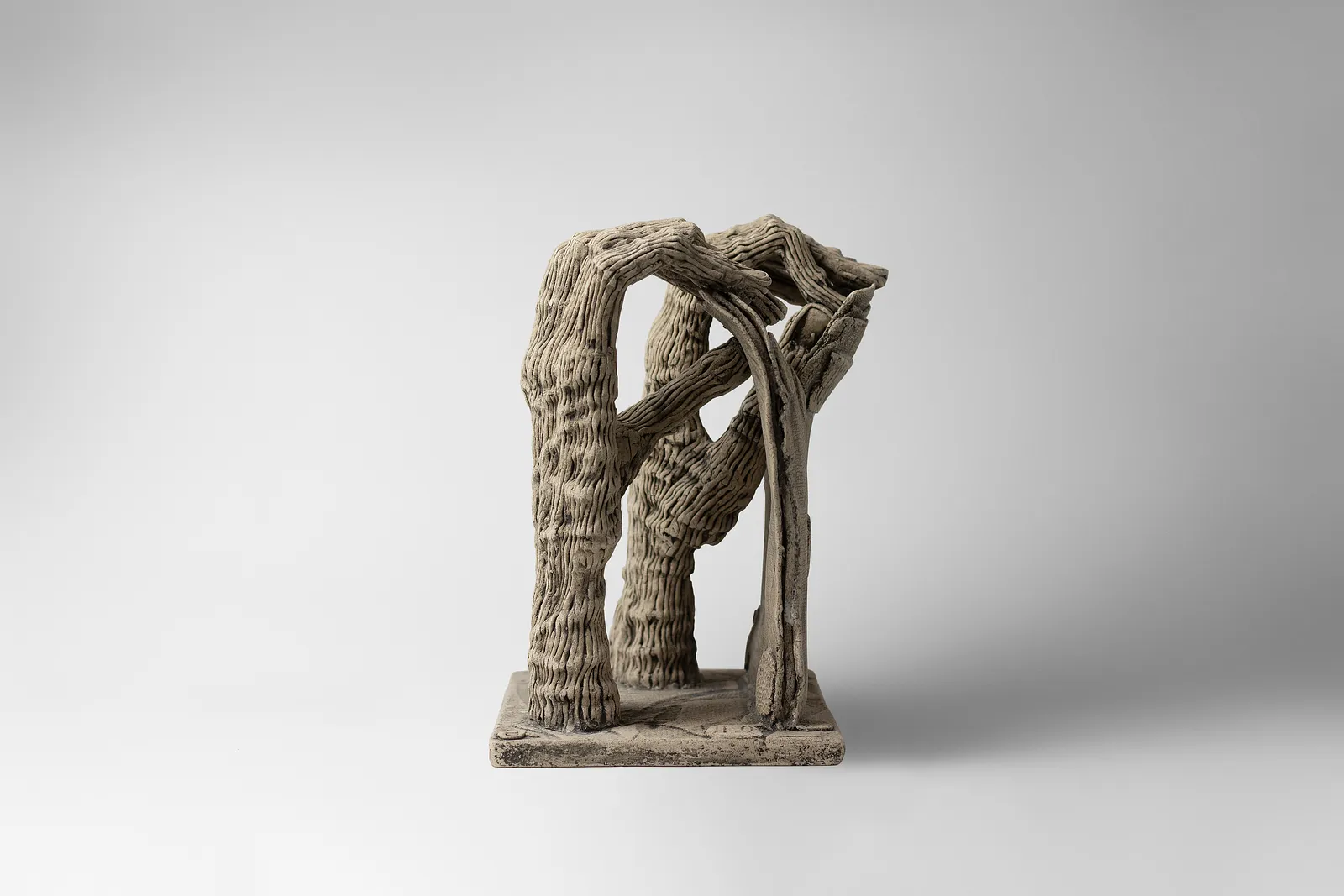 Image of To break by Liudmyla Davydenko, size: 24х22,5х15, made of chamotte, glaze, Sculpture medium, part of the Holova/Head series, priced at €700 Photo 3 of 4.