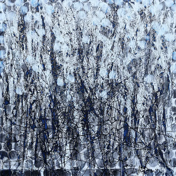 Image of Deteils 2 by Liudmyla Davydenko, size: 100x100, made of oil/canvas, Painting medium, part of the Synergetics series, priced at $1500