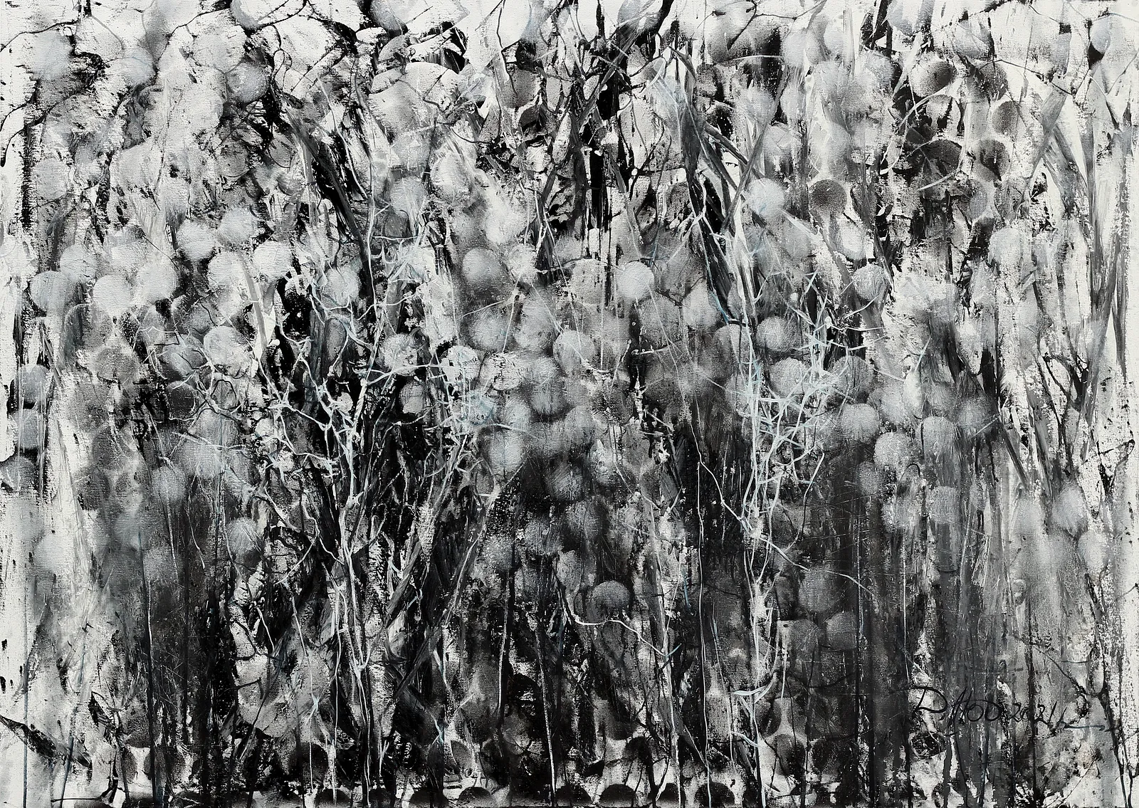 Image of Inversion 2 by Liudmyla Davydenko, size: 100х140, made of oil/canvas, Painting medium, part of the Synergetics series, priced at €2500 Photo 1 of 2.