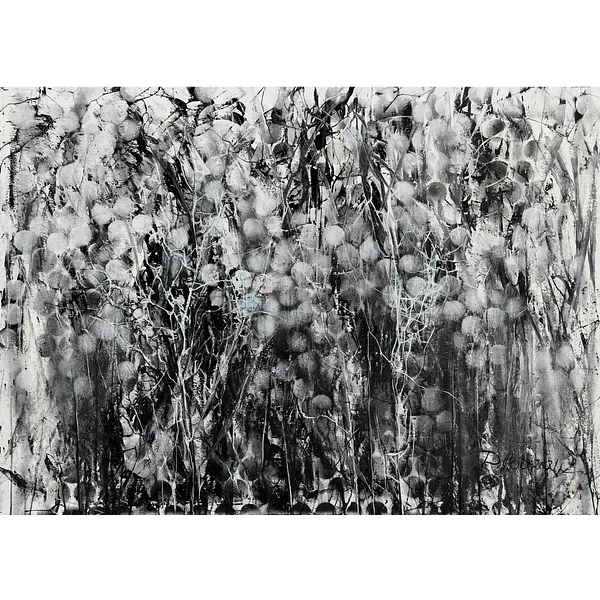 Image of Inversion 2 by Liudmyla Davydenko, size: 100х140, made of oil/canvas, Painting medium, part of the Synergetics series, priced at $2000
