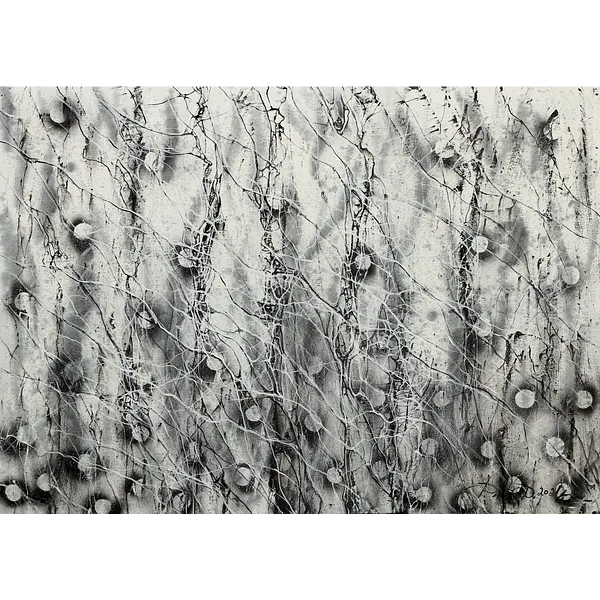 Image of Inversion 1 by Liudmyla Davydenko, size: 100х140, made of oil/canvas, Painting medium, part of the Synergetics series, priced at €2500