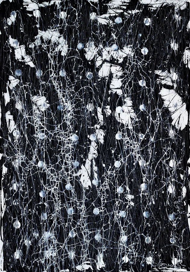 Image of Протилежность 2 by Liudmyla Davydenko, size: 140х200, made of oil/canvas, Painting medium, part of the Synergetics series, priced at $3500 Photo 1 of 2.