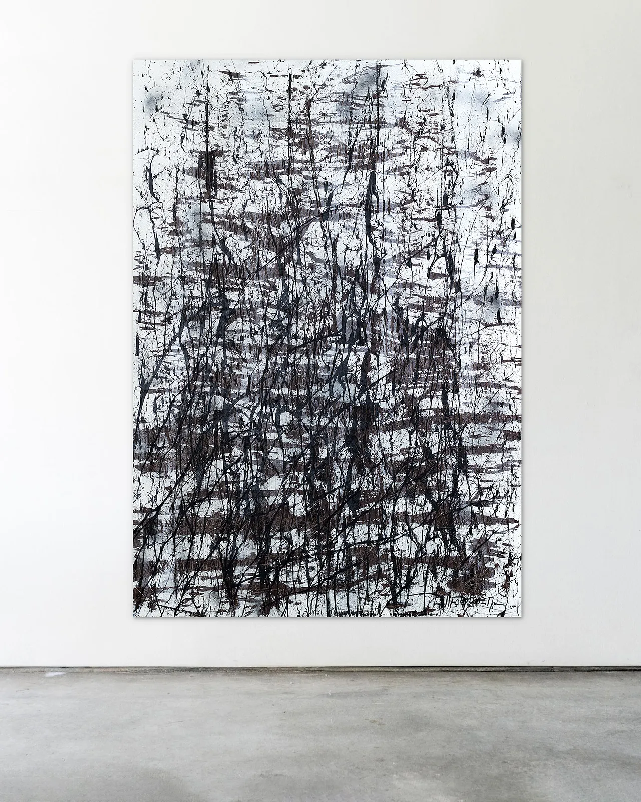 Image of Direction 2 by Liudmyla Davydenko, size: 140х200, made of oil/canvas, Painting medium, part of the Isolines series, priced at €4500 Photo 2 of 2.