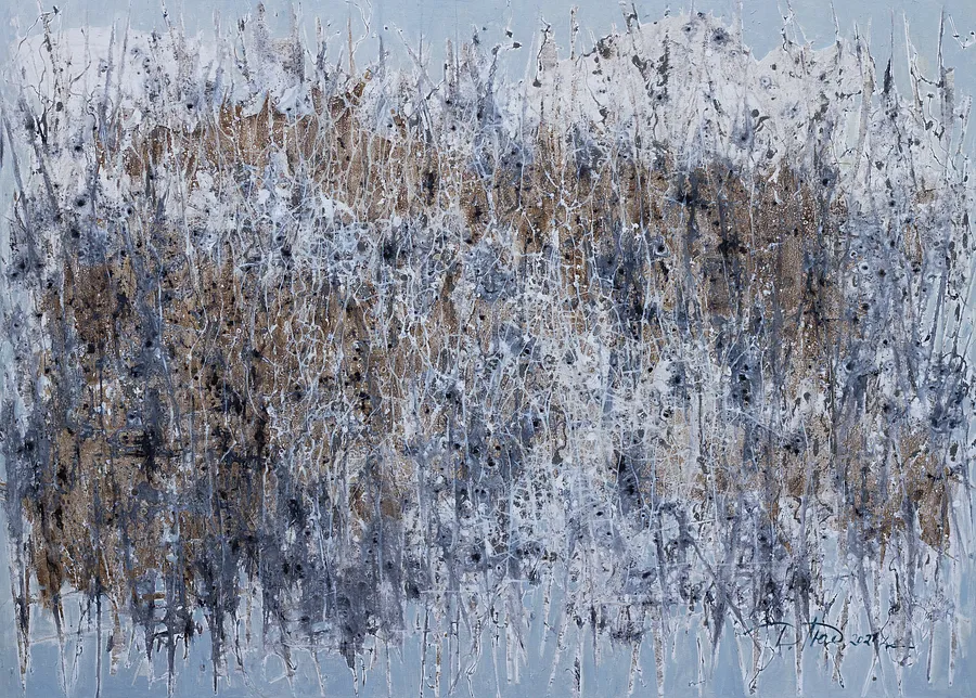 Image of Renewal by Liudmyla Davydenko, size: 100х140, made of oil/canvas, Painting medium, part of the Rhizome series, priced at $2500 Photo 1 of 2.