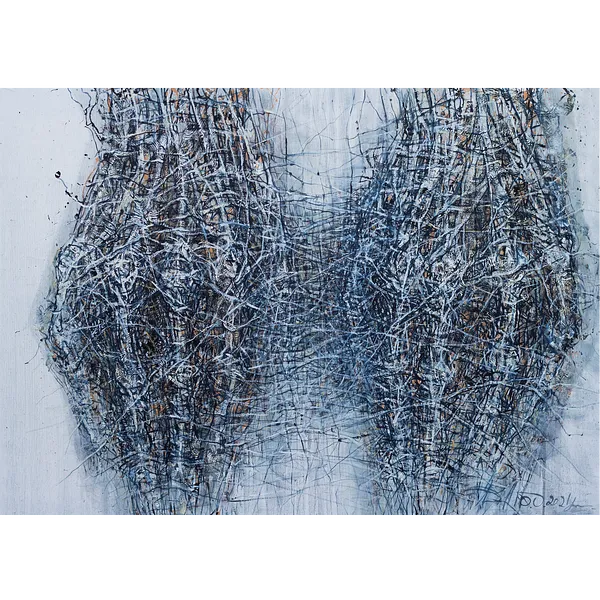Image of Hands by Liudmyla Davydenko, size: 100х140, made of oil/canvas, Painting medium, part of the Holova/Head series, priced at $2500