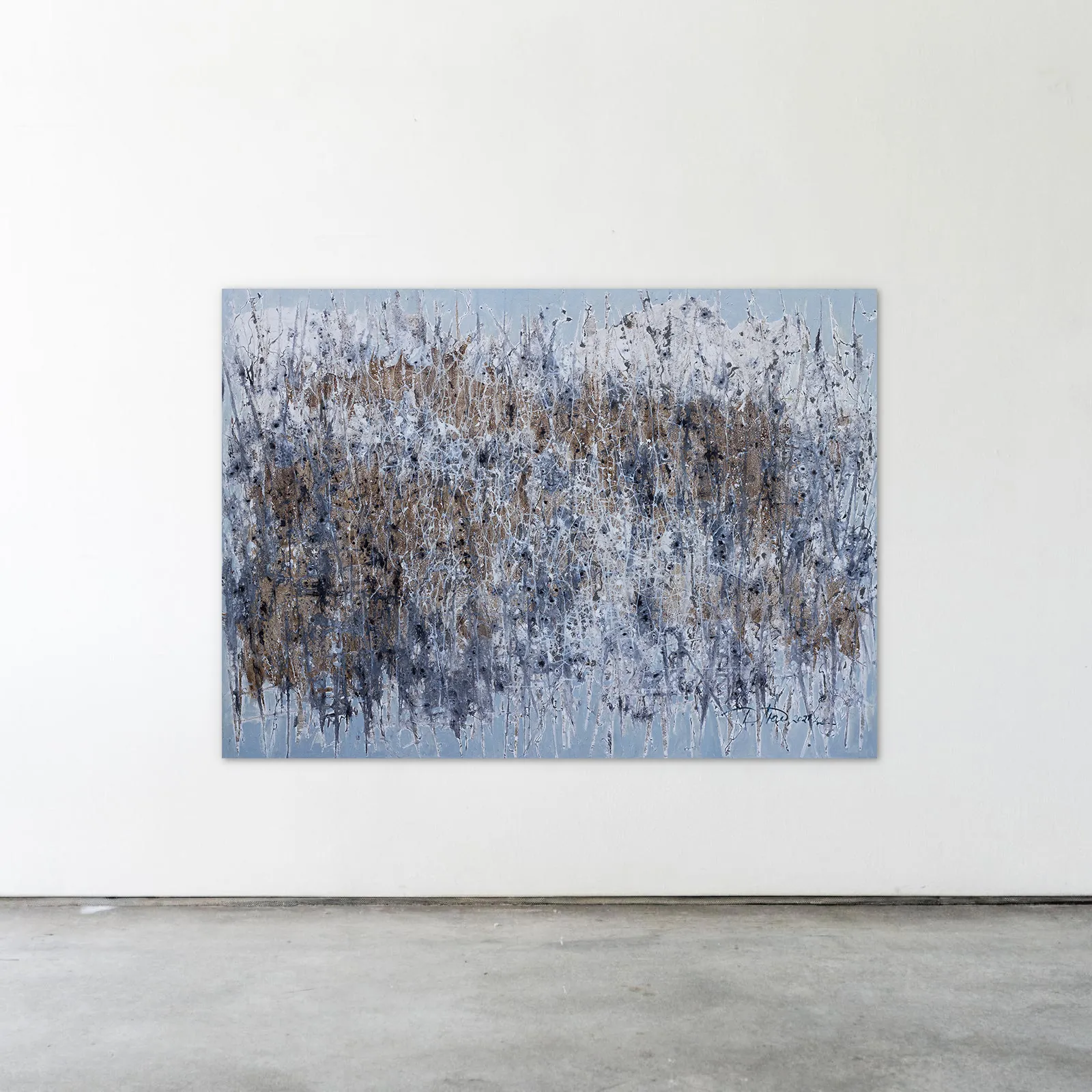 Image of Renewal by Liudmyla Davydenko, size: 100х140, made of oil/canvas, Painting medium, part of the Rhizome series, priced at $2500 Photo 2 of 2.