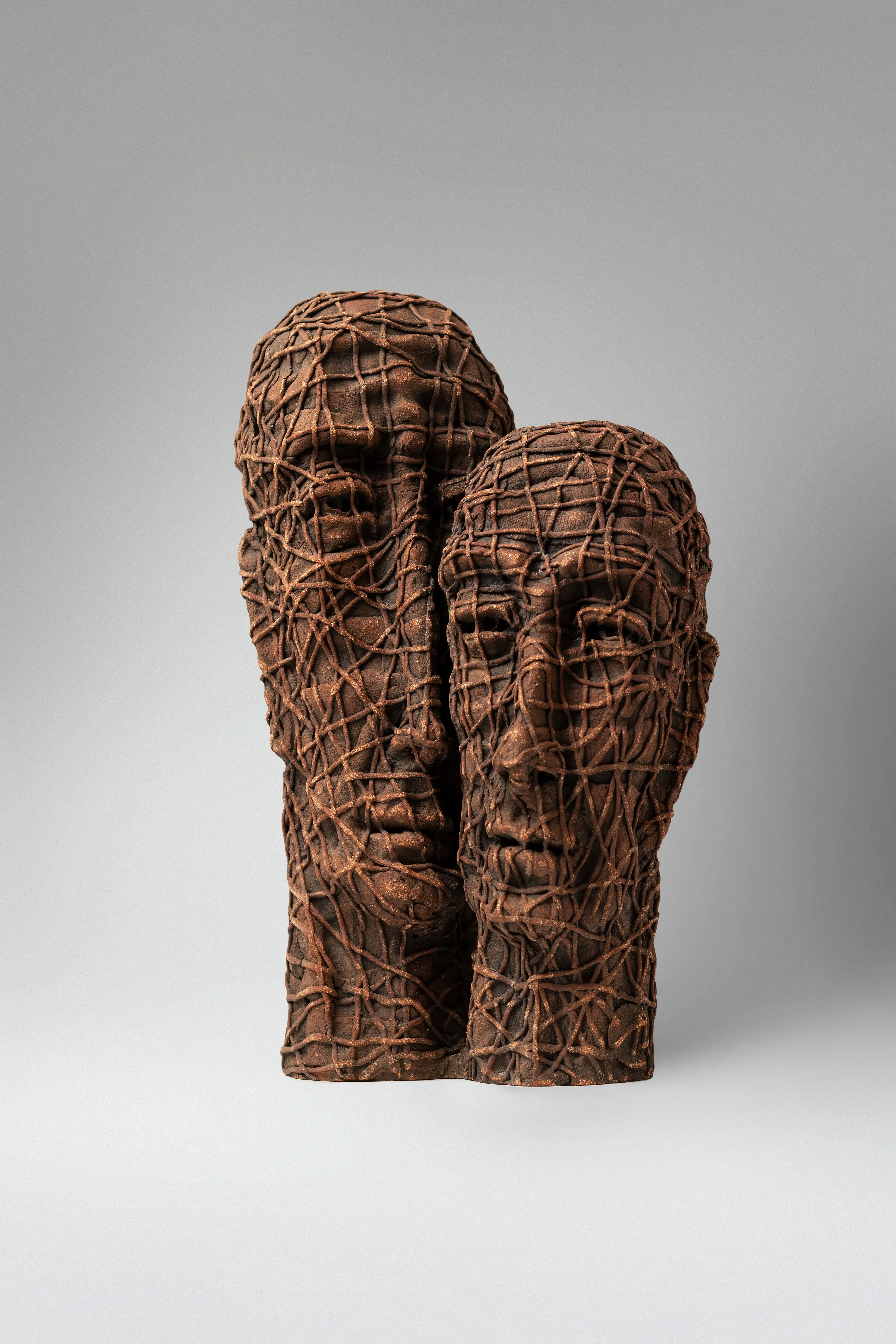 Image of Themselves by Liudmyla Davydenko, size: 39х24х16, made of chamotte, glaze, Sculpture medium, part of the Holova/Head series, priced at $1000