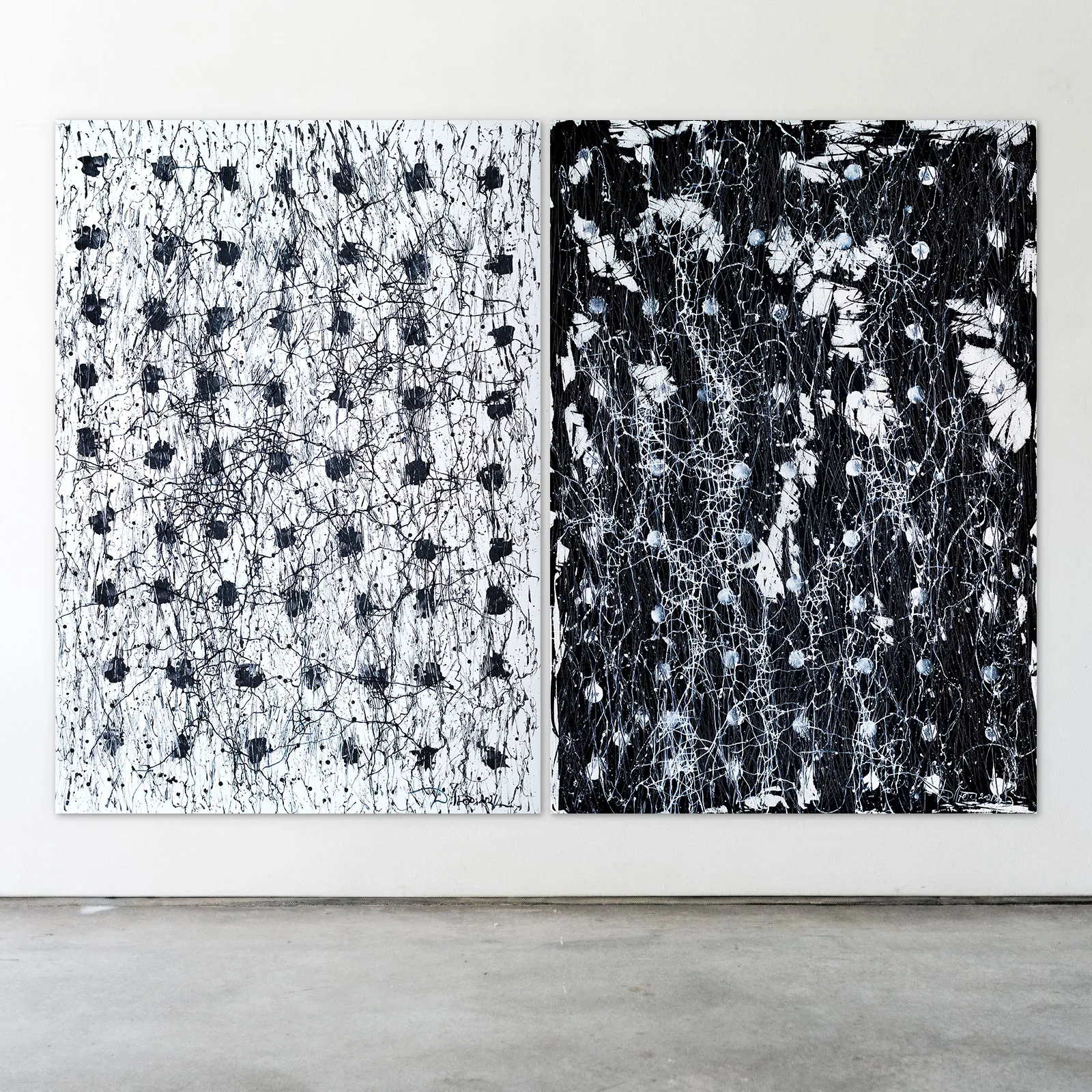 Зображення "Протилежність 2" від Людмила Давиденко, розмір: 140х200, матеріали: олія / полотно, медіум: Живопис, серія: Сінергетика, ціна: €4500 Фото 3 з 3.