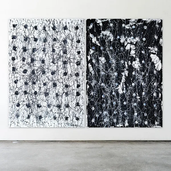 Зображення "Протилежність 2" від Людмила Давиденко, розмір: 140х200, матеріали: олія / полотно, медіум: Живопис, серія: Сінергетика, ціна: €4500 Фото 3 з 3.