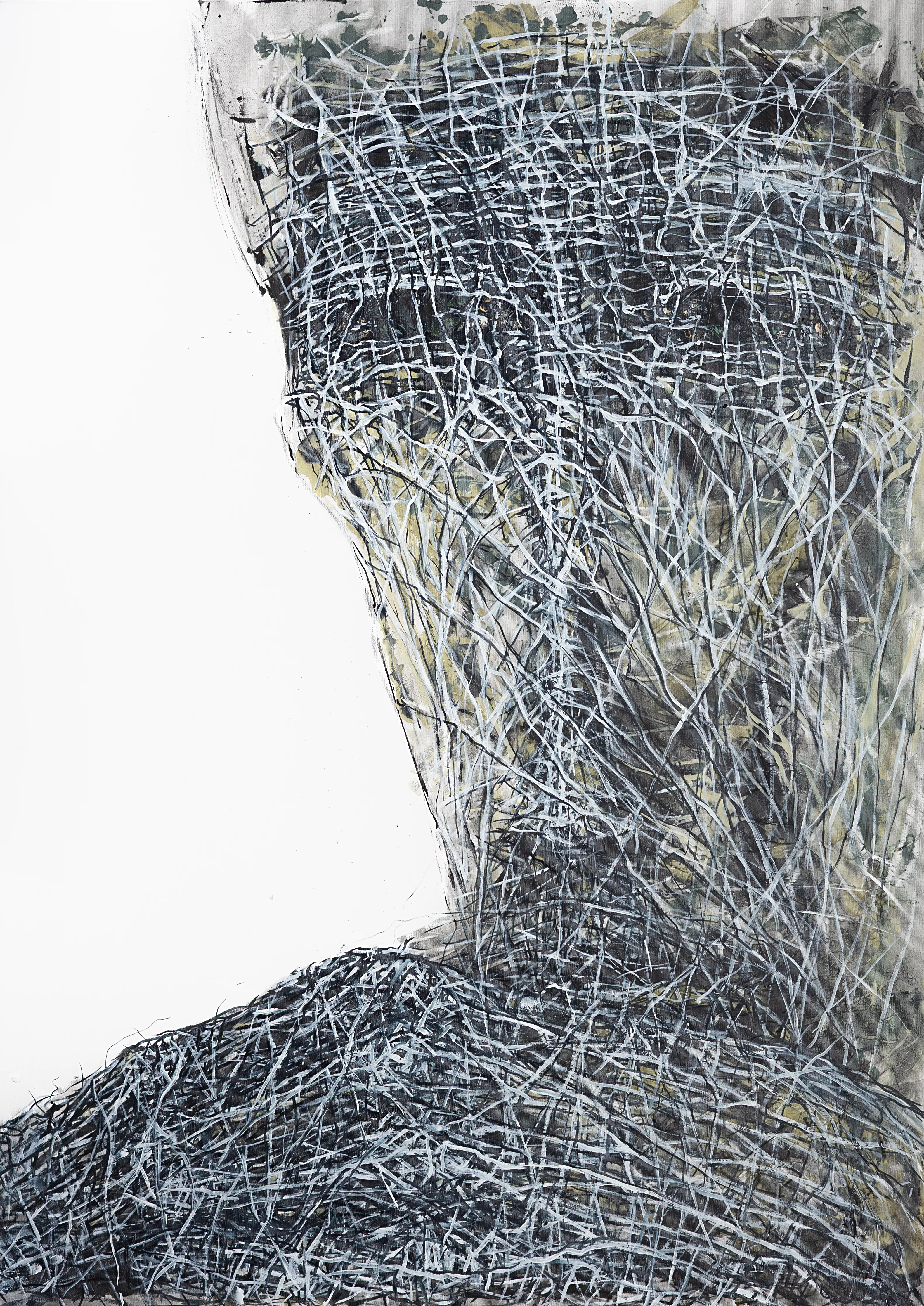 Зображення "In Silence" від Людмила Давиденко, розмір: 100x140 см, медіум: Живопис, серія: Голова, ціна: €2500