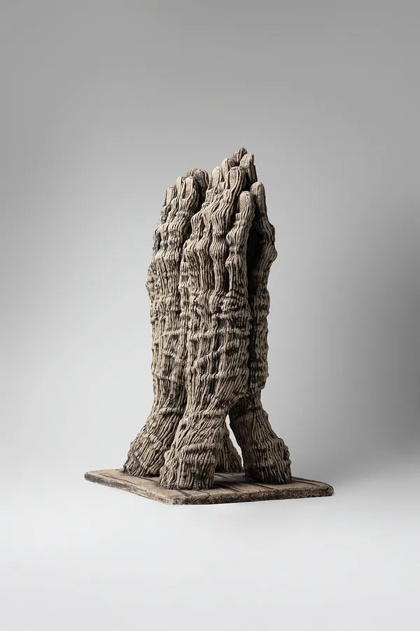 Зображення "Reunification" від Людмила Давиденко, розмір: 37х23,5х18,5, медіум: Скульптура, серія: Голова, ціна: €700