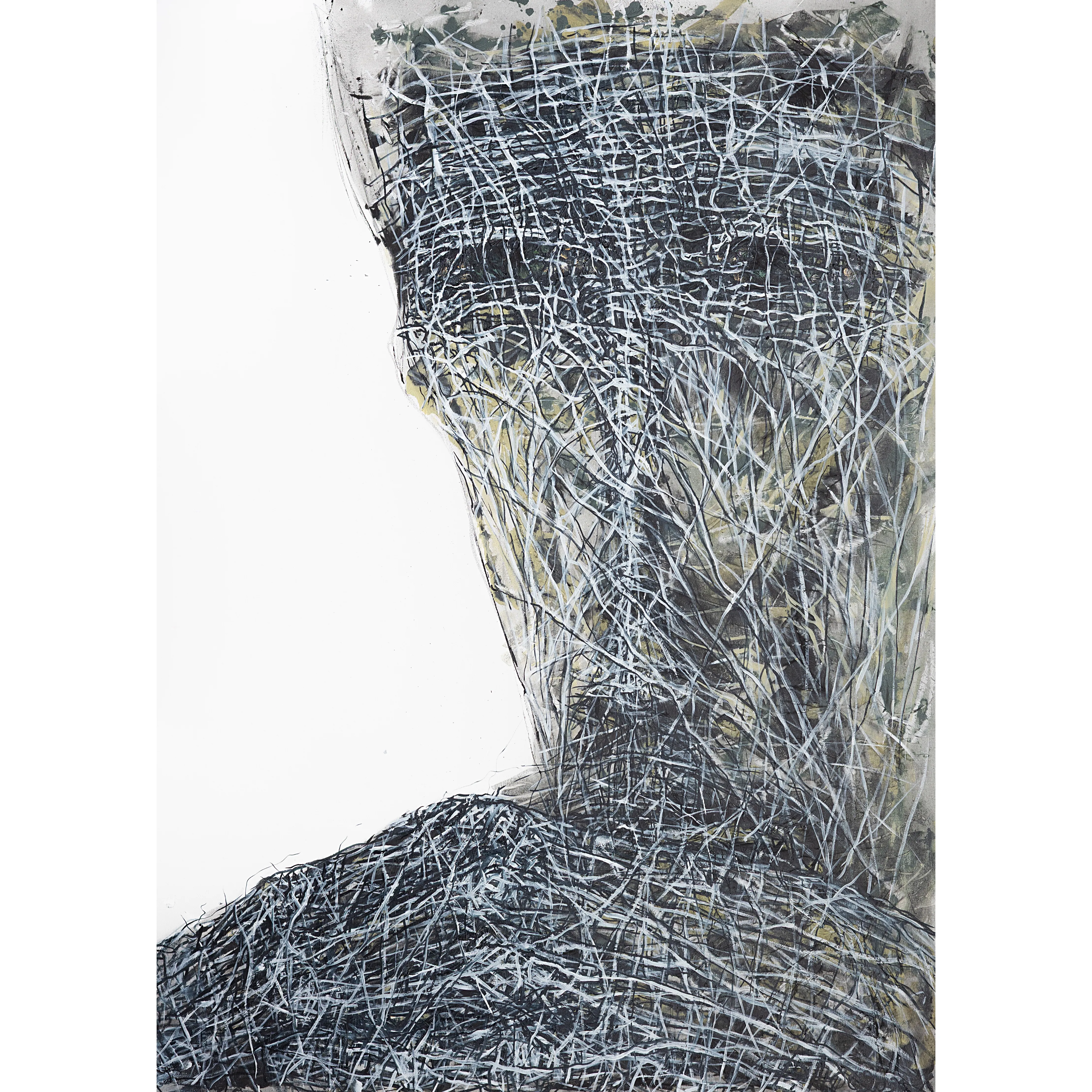 Зображення "In Silence" від Людмила Давиденко, розмір: 100x140 см, медіум: Живопис, серія: Голова, ціна: €2500